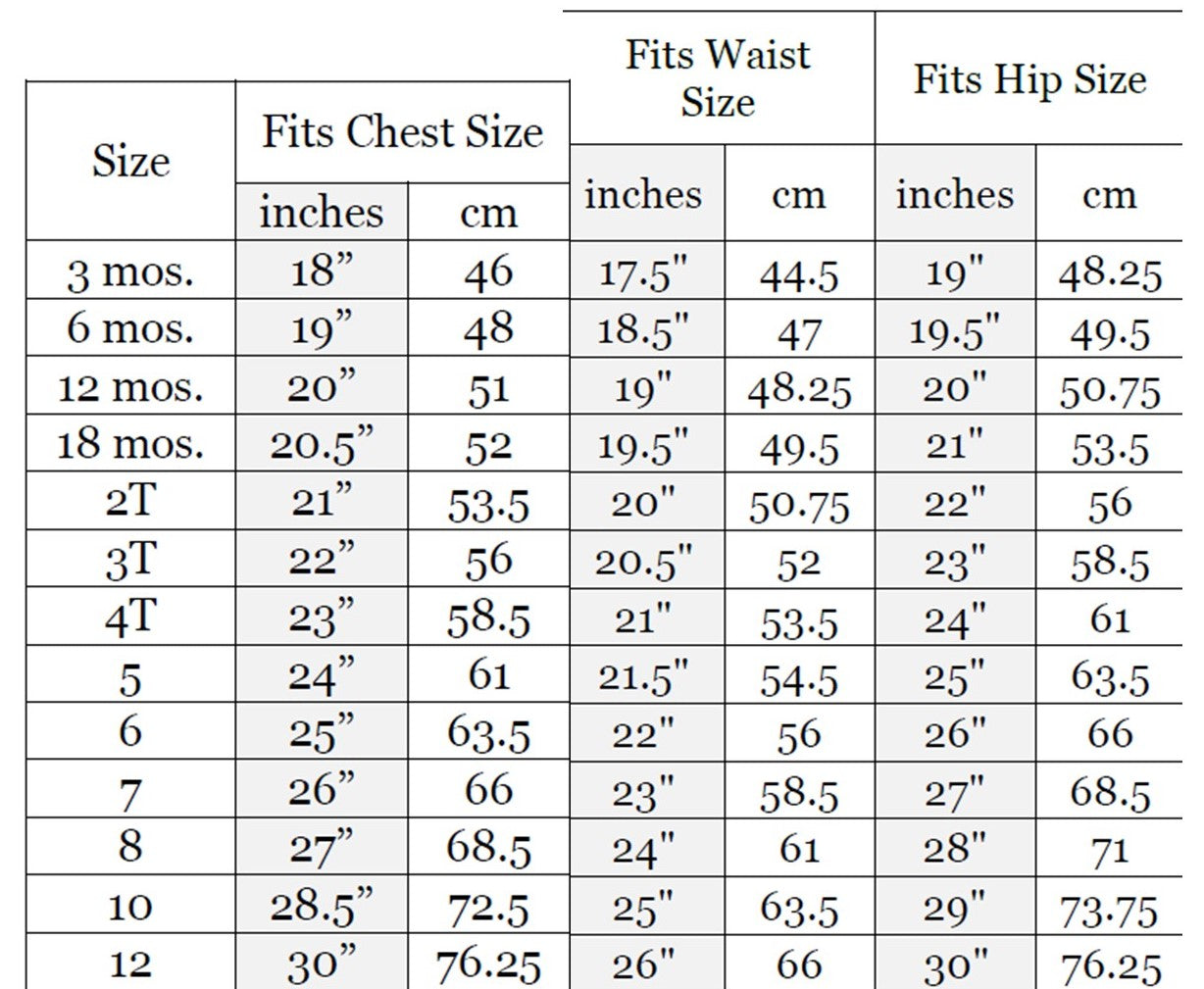 Children's Floral Clothing Set in Organic Cotton Knit