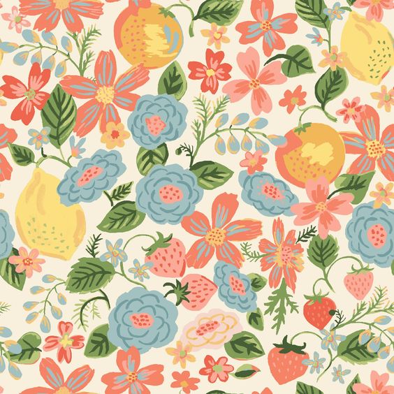 Placemats in Pink Floral and More in Organic Cotton