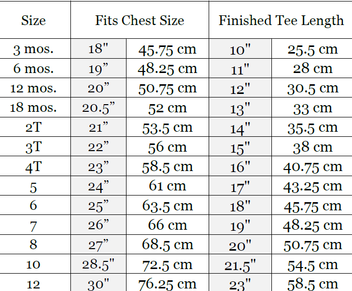 Organic Cotton Tee Shirts Coordinates for Goodnight Moon Collection