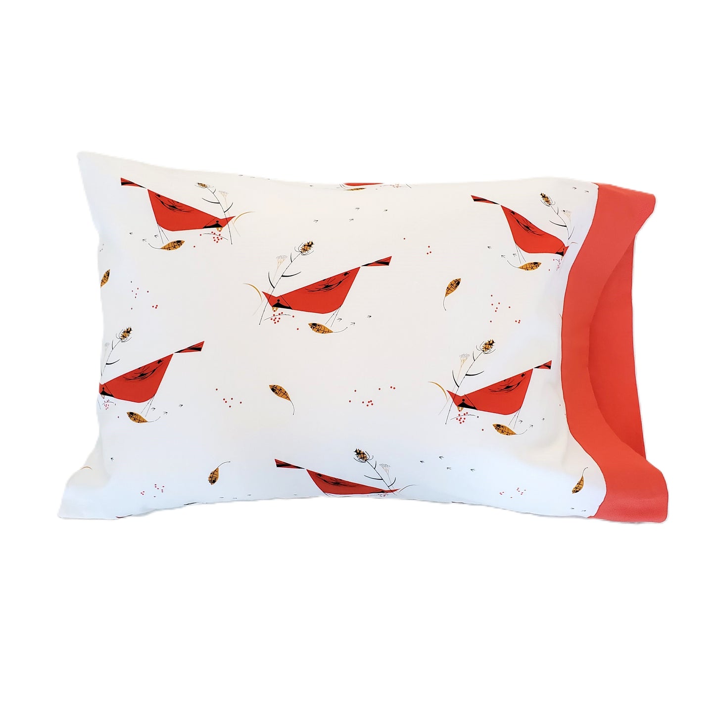 Charley Harper Holiday Themed Organic Cotton Toddler and Travel Pillowcases