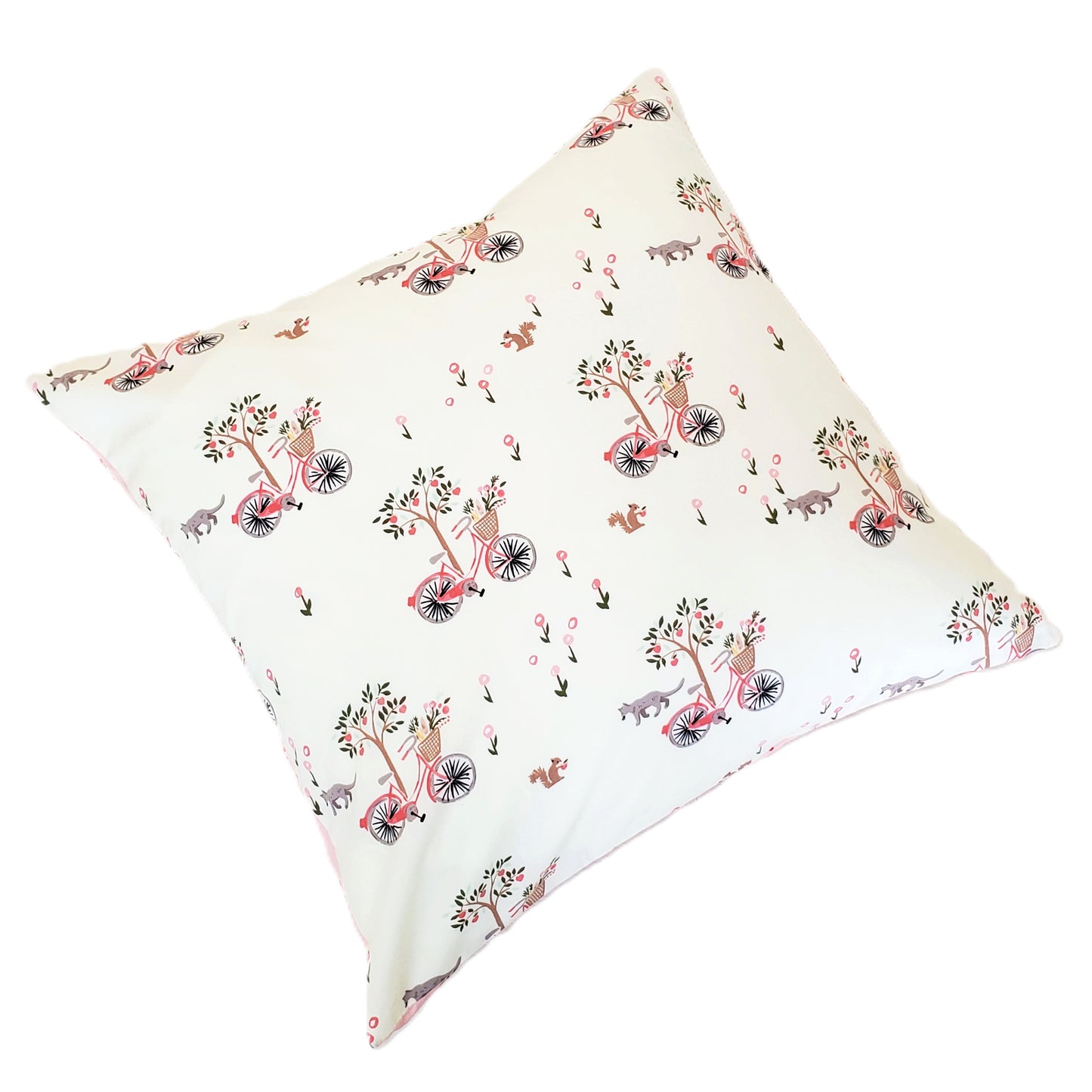 Organic Accent Pillow Cover in "Lazy Sunday" Print