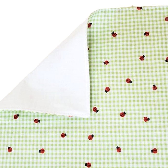 Ladybug & Plaid Organic Cotton Placemats