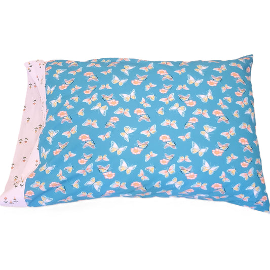 Organic Cotton Pillowcases in Butterfly Print