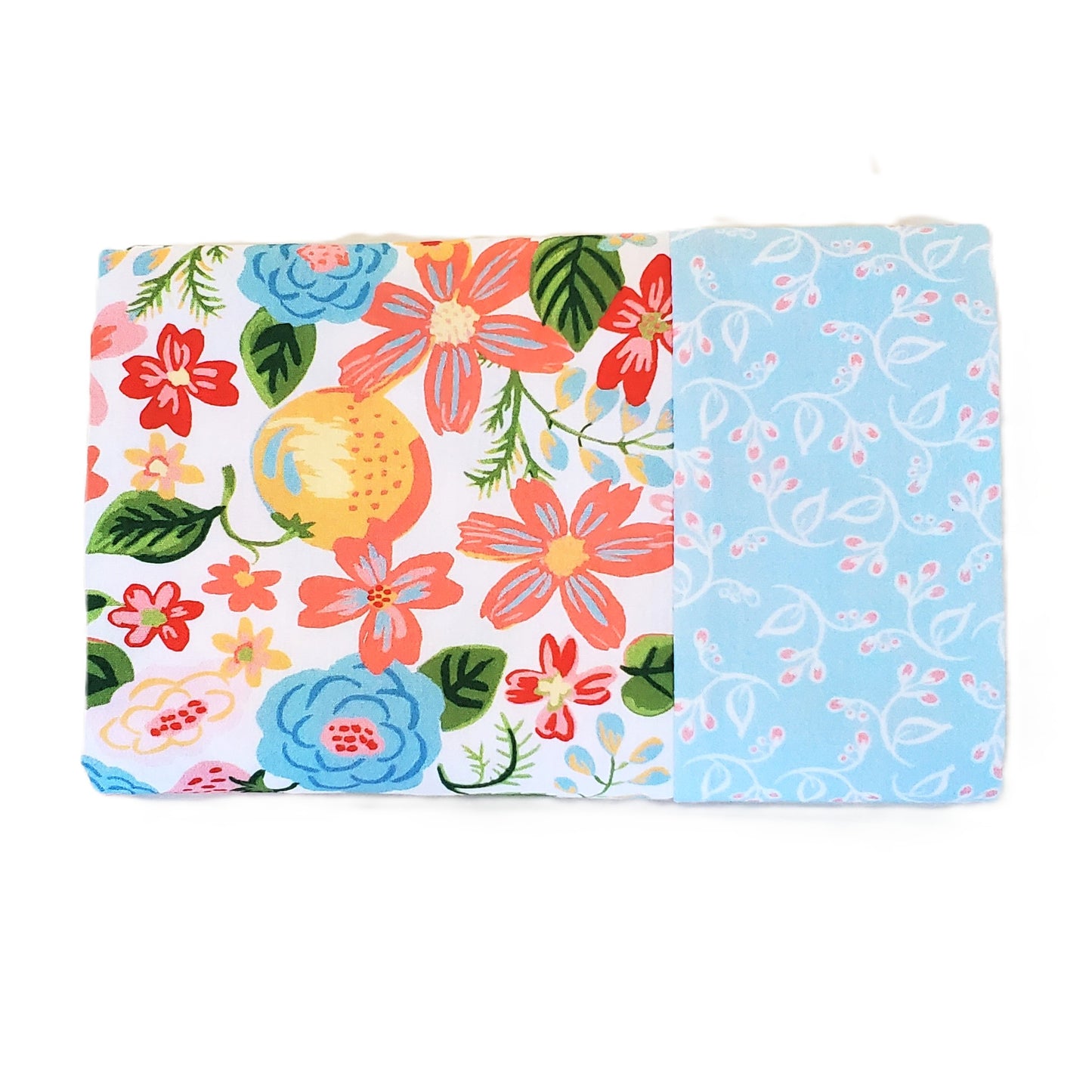 Organic Cotton Pillowcases in Floral & Fruit Print