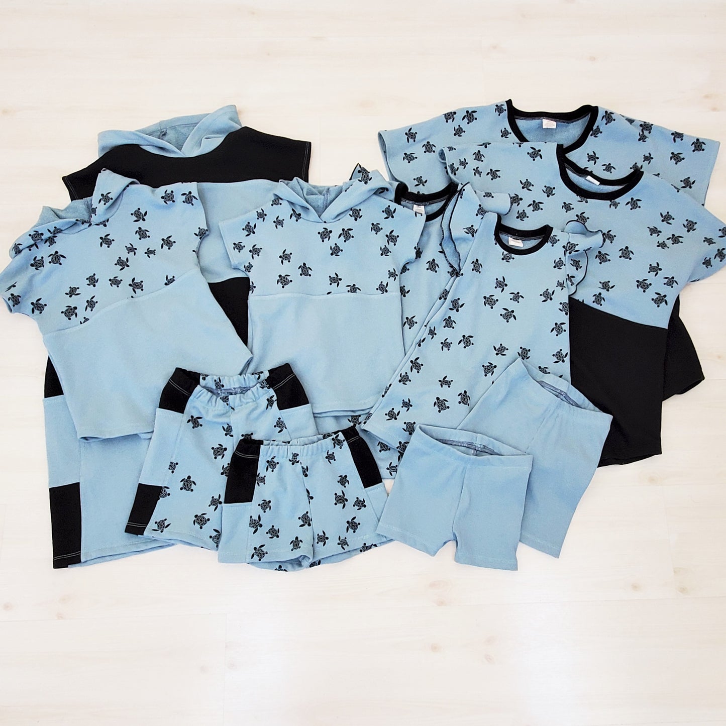 Family Capsule Clothing Collection with Turtles