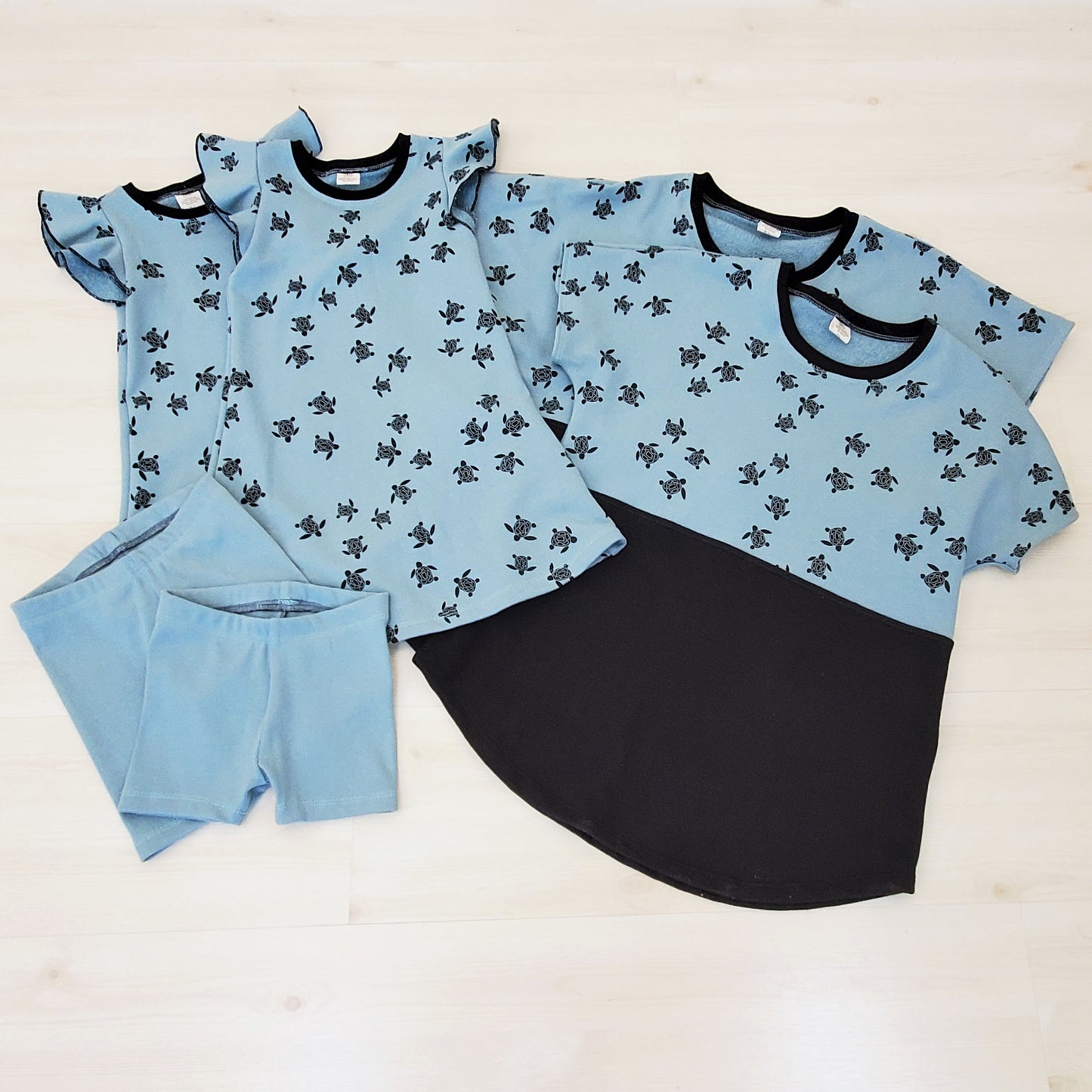 Family Capsule Clothing Collection with Turtles