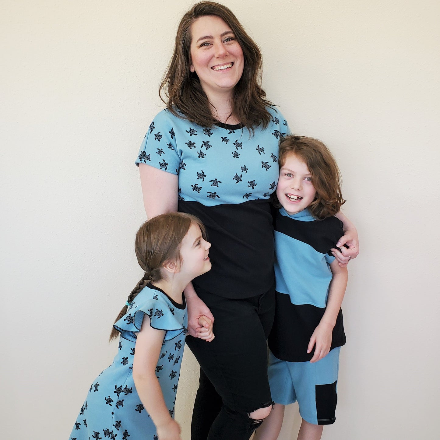 Family Capsule Clothing Collection with Turtles