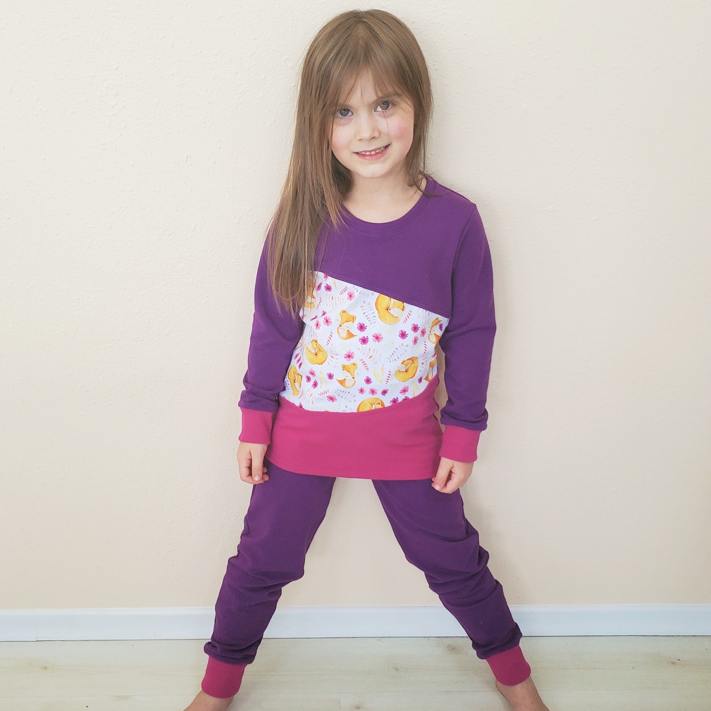 Fox Pullover for Kid's in Organic Cotton Knit