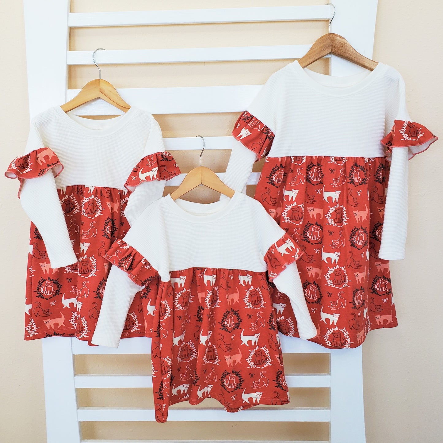 Kid's Kitty Dress in Organic Cotton