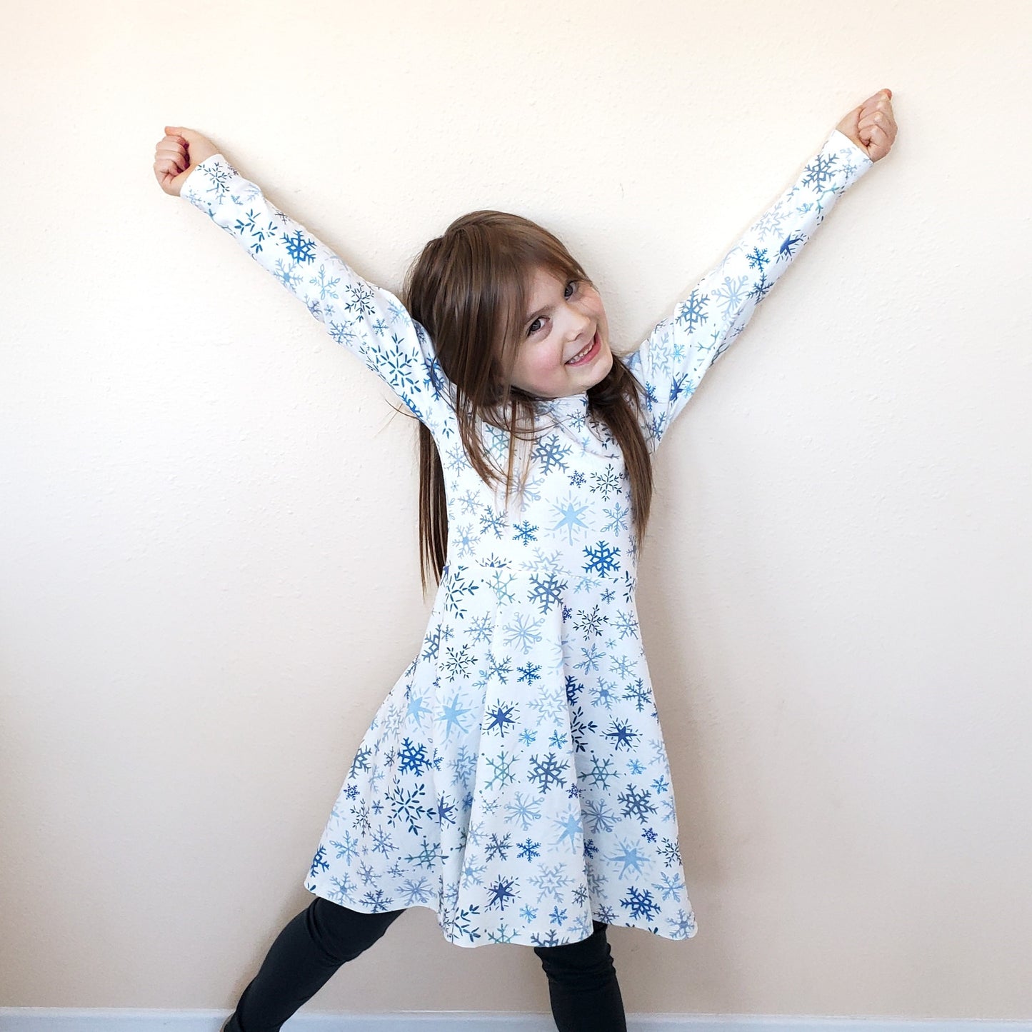 Children's Snowflake Dress with Sweater
