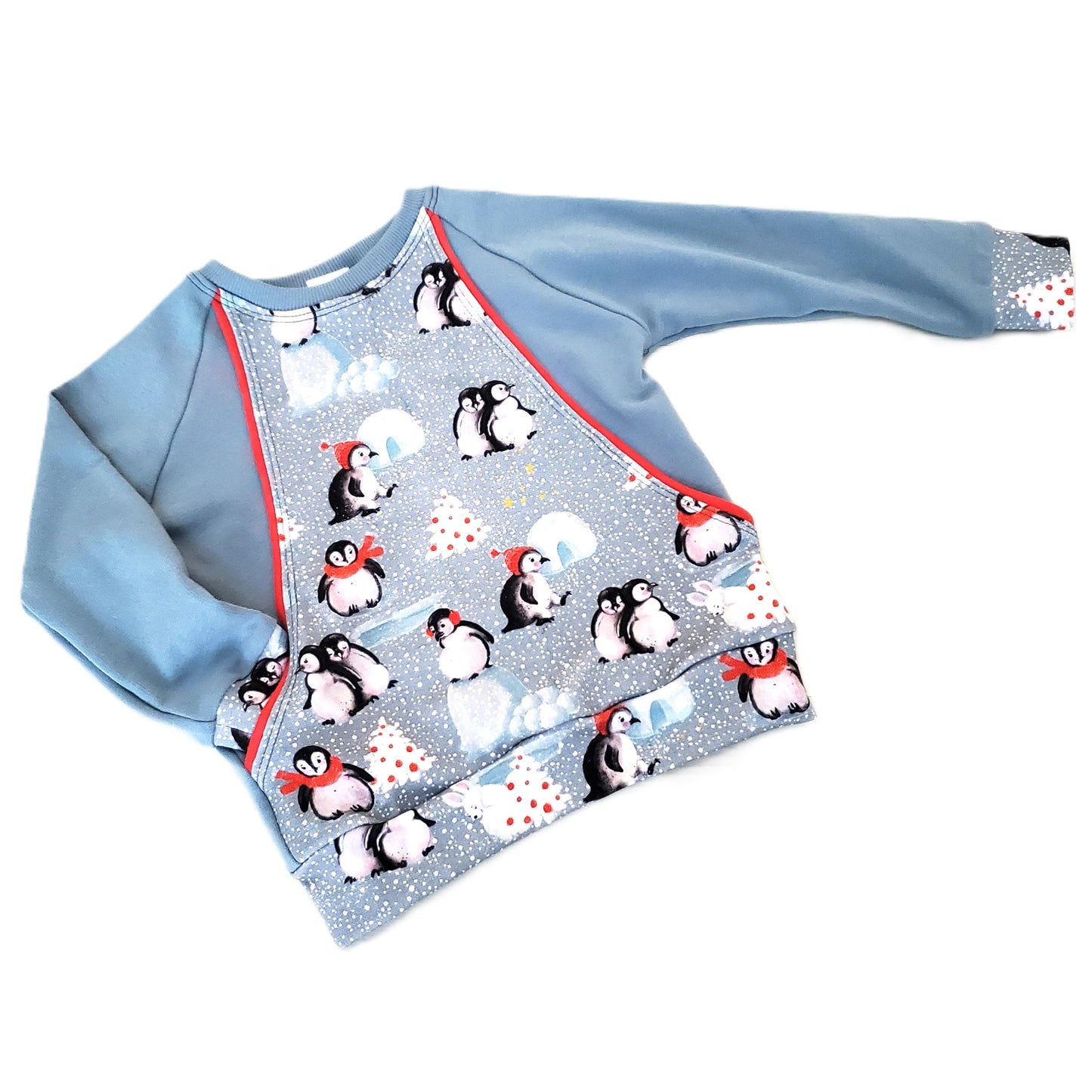 Penguin Pullover for Kids in Organic Cotton