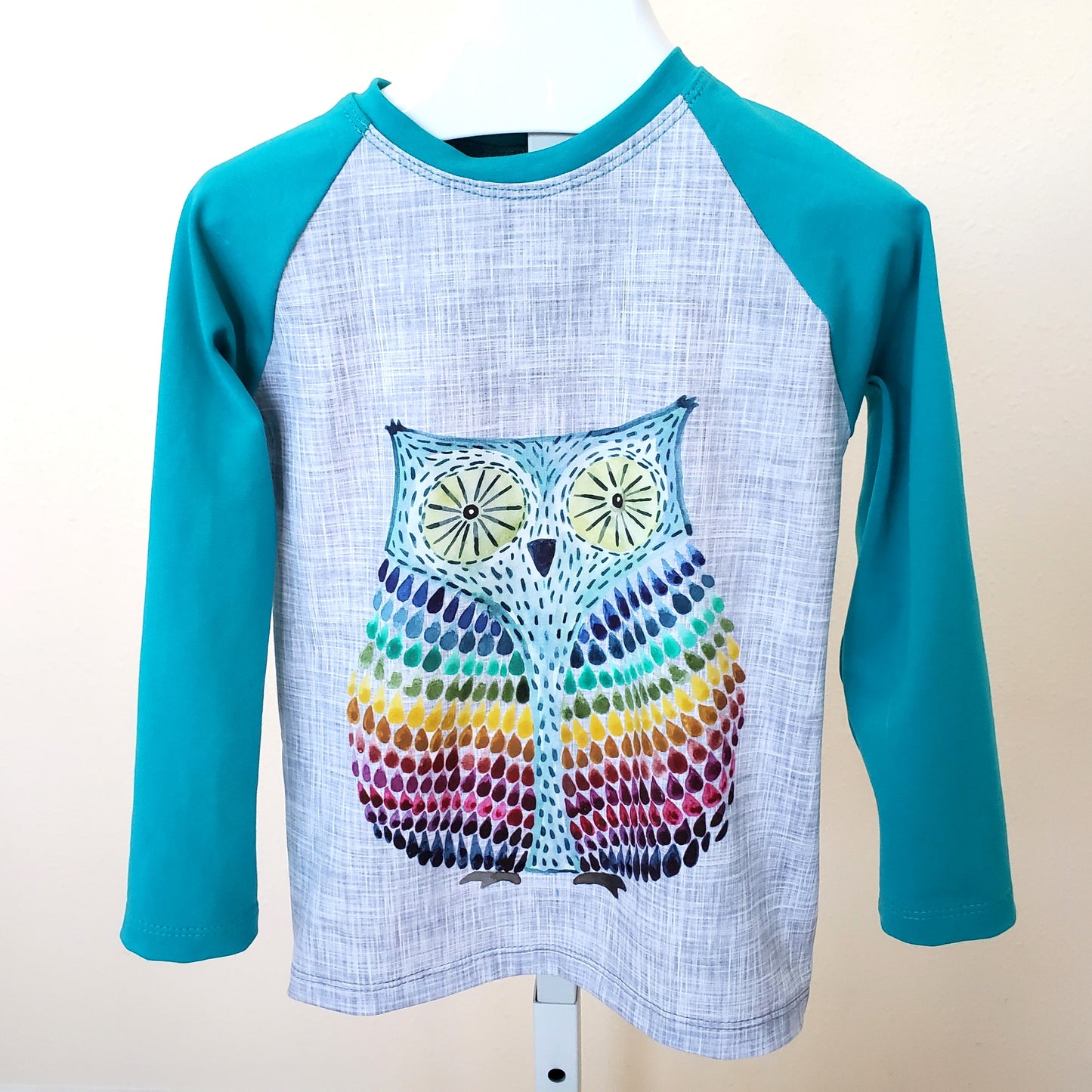 Animal Long-Sleeved Tee for Kids in Organic Cotton