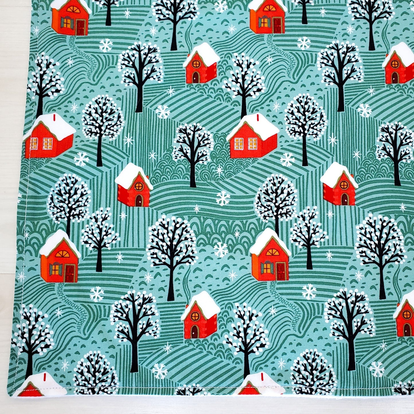 Ornament Placemats in Organic Cotton