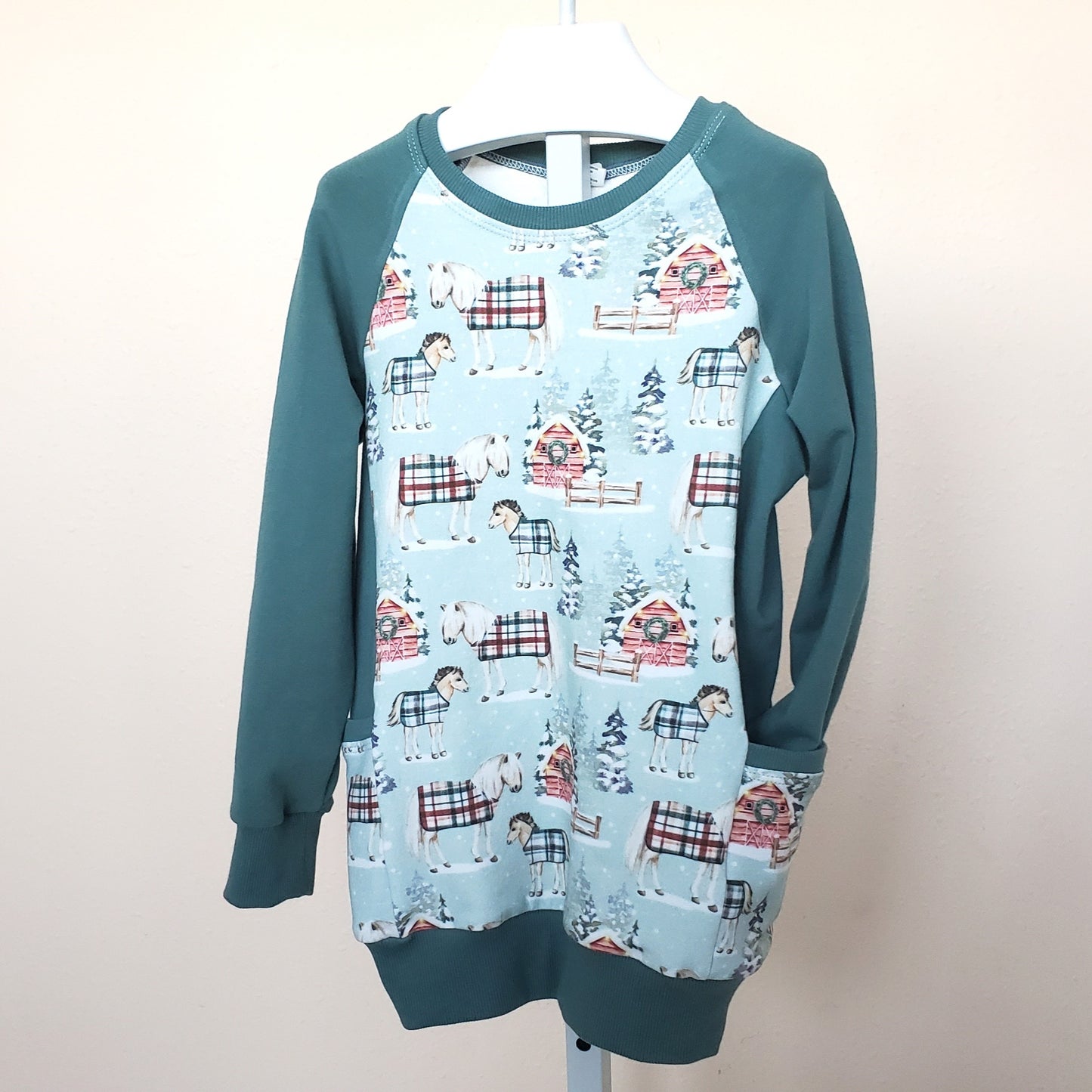 Horse Pullover for Kids in Organic Cotton