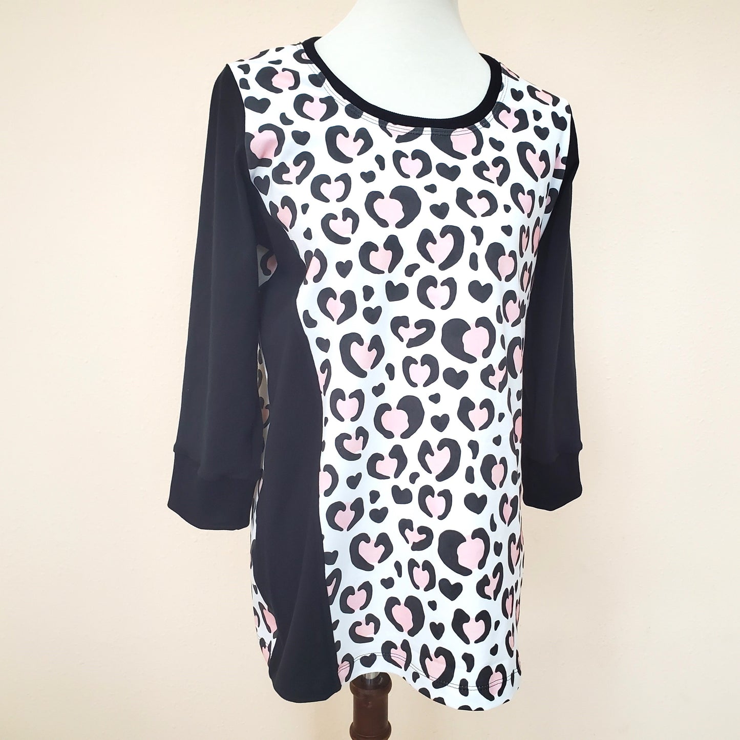 Heart "Animal Print" Tops for Girls
