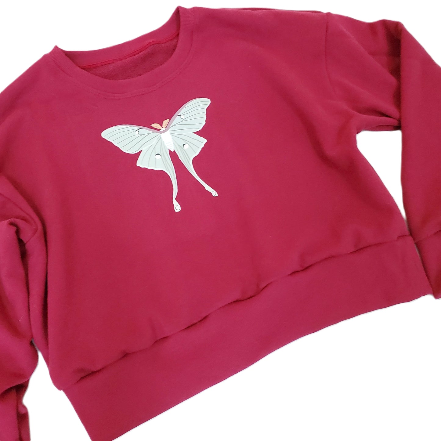 Luna Moth Peplum in Organic Cotton