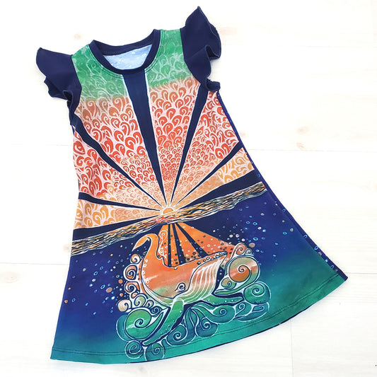 Sun and Sealife Dress for Kids