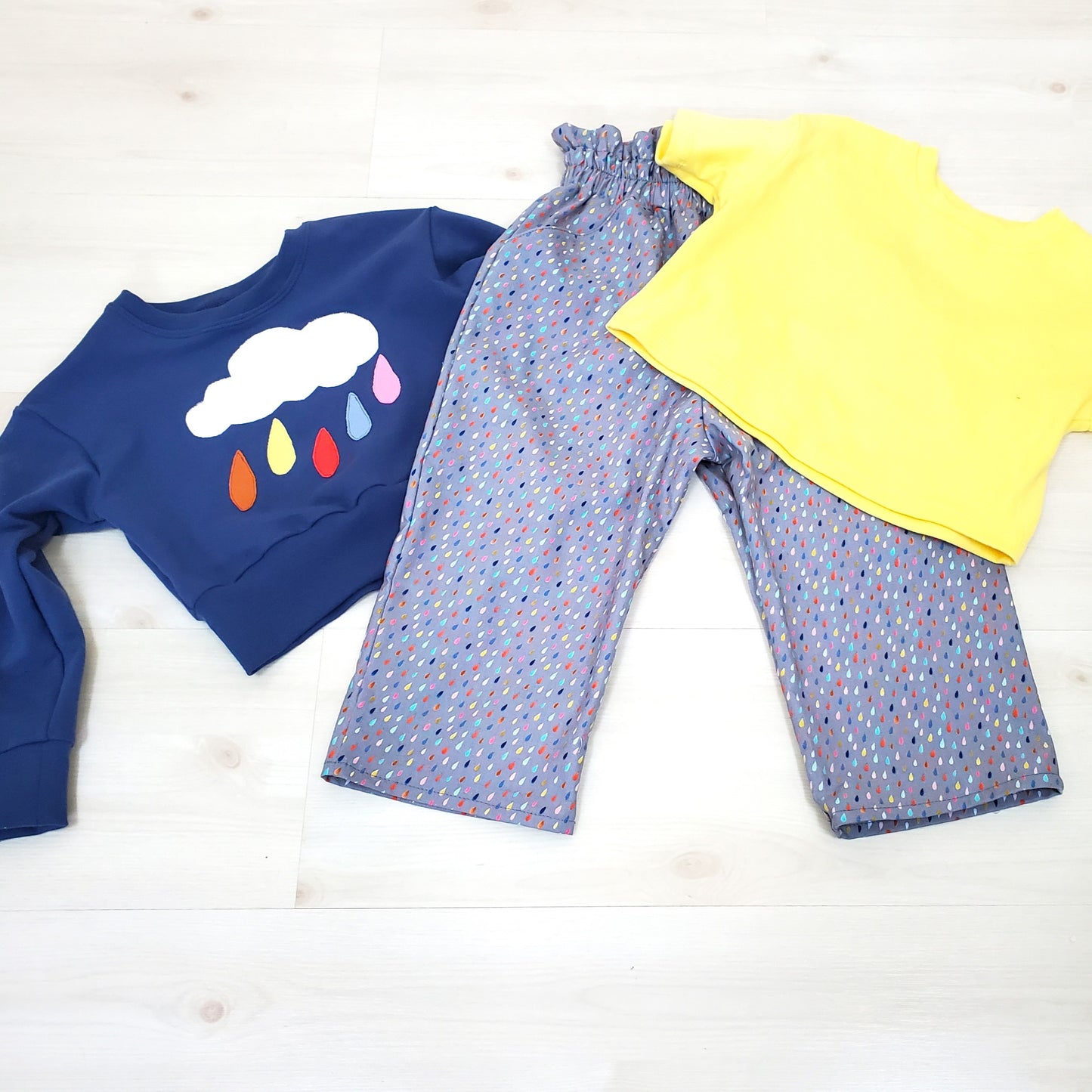 Children's Raindrop Pants and Coordinates