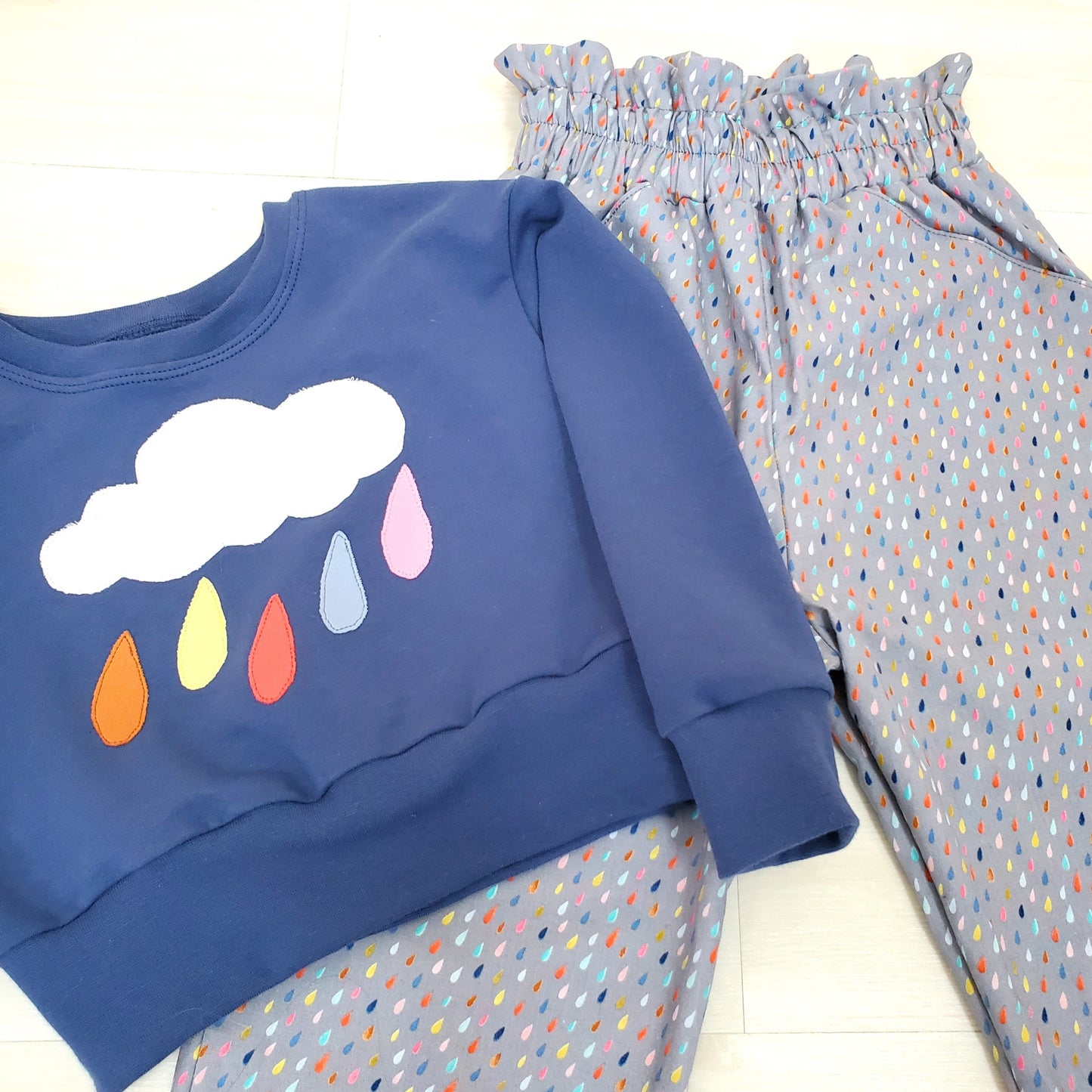 Children's Raindrop Pants and Coordinates