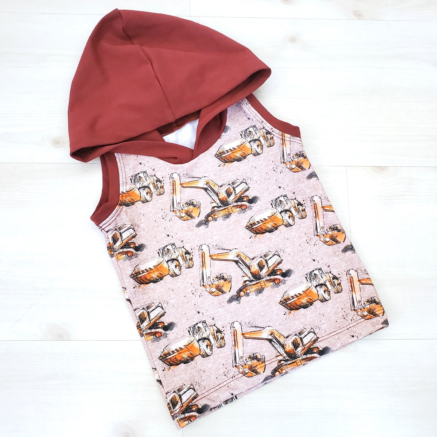 Excavator Hoodie or Tee for Kids