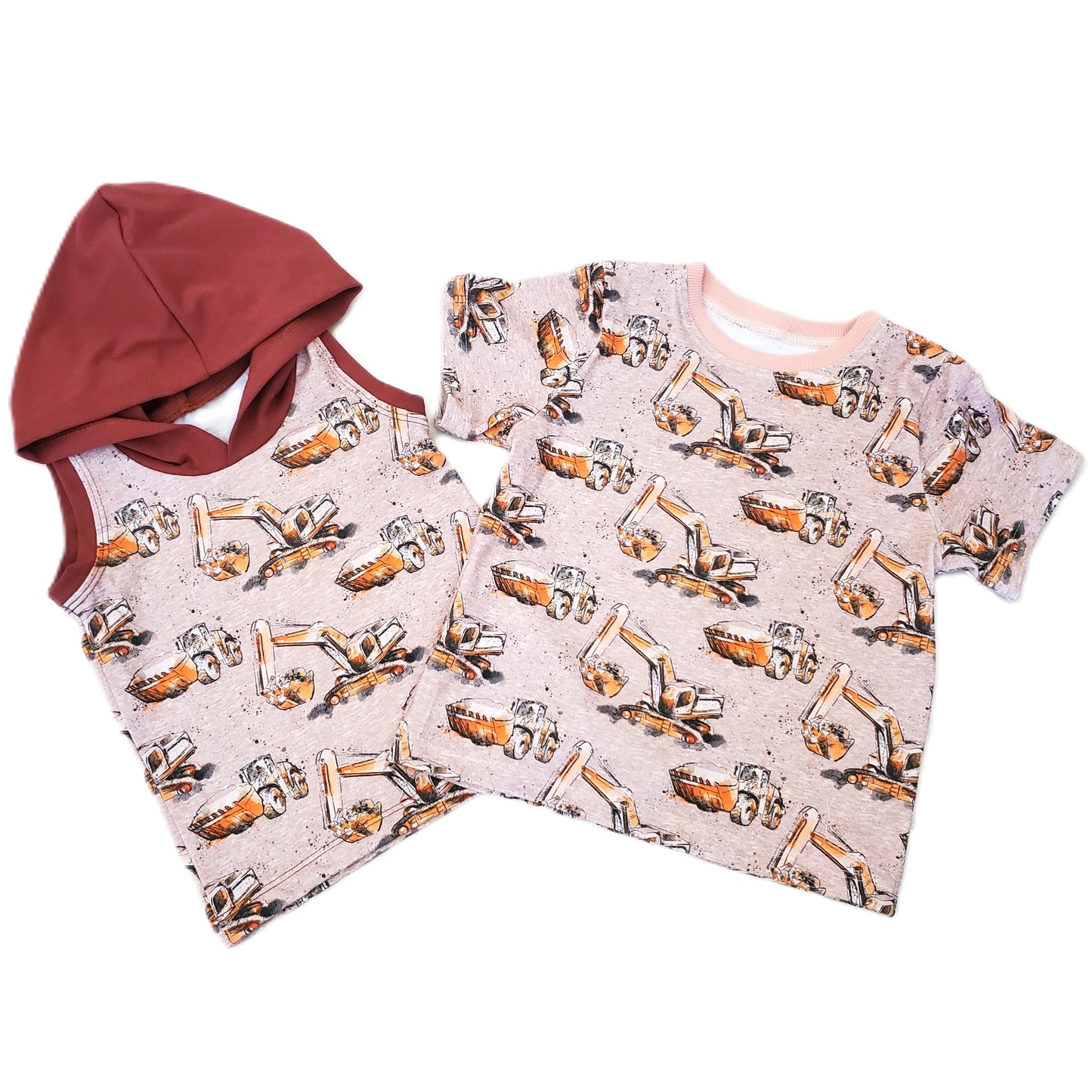 Excavator Hoodie or Tee for Kids