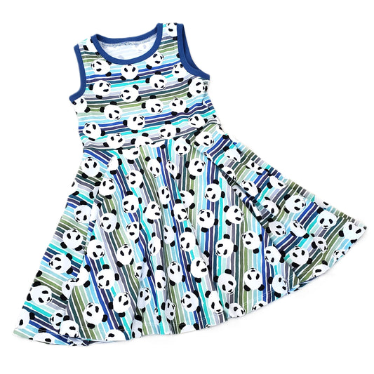 Panda Dress For Kids in Organic Cotton