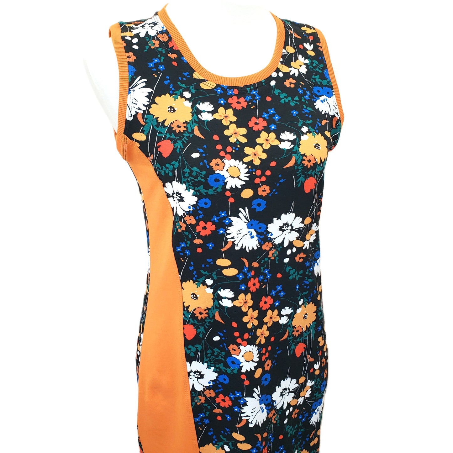 Sleeveless Floral Dress for Women