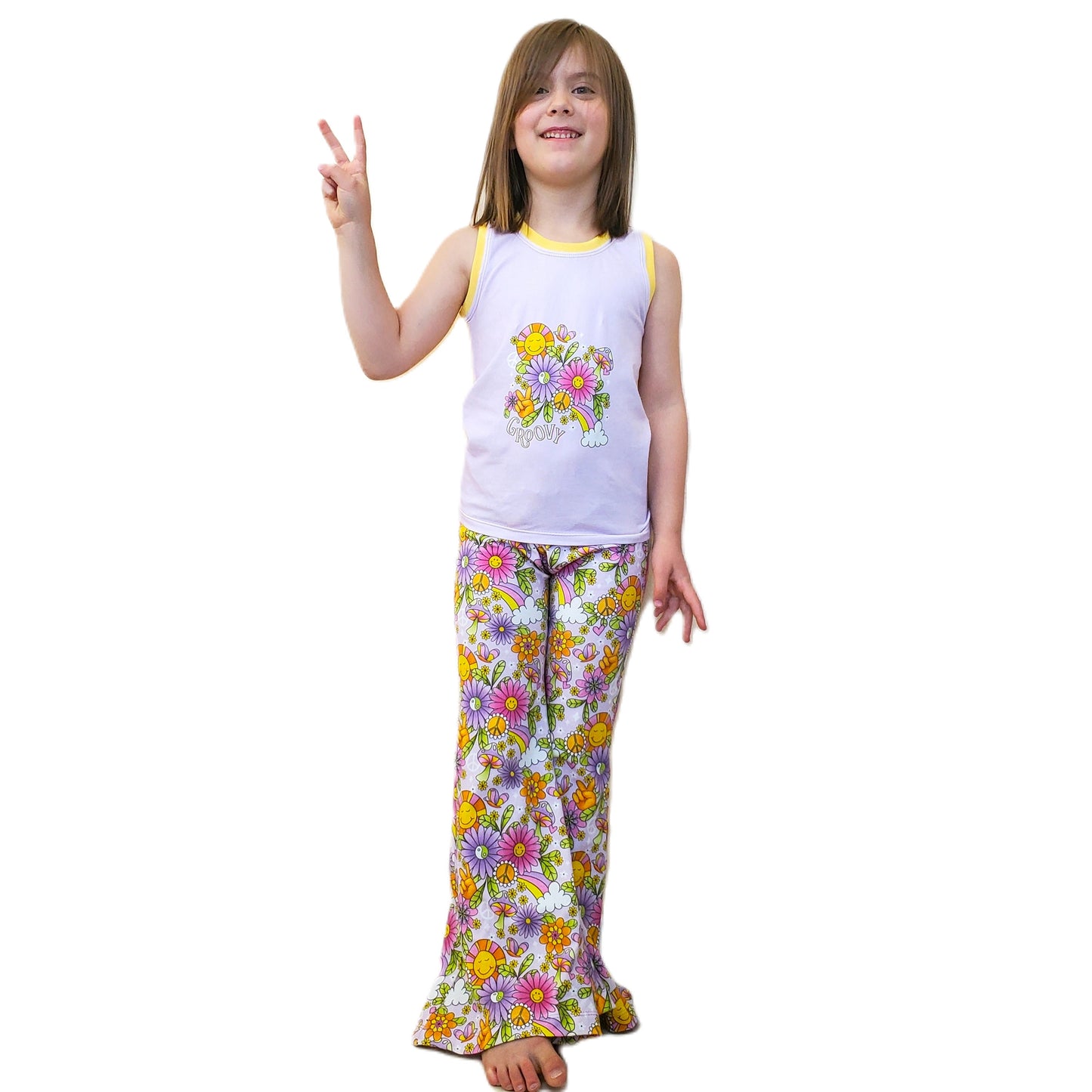 Peace & Floral Top for Women