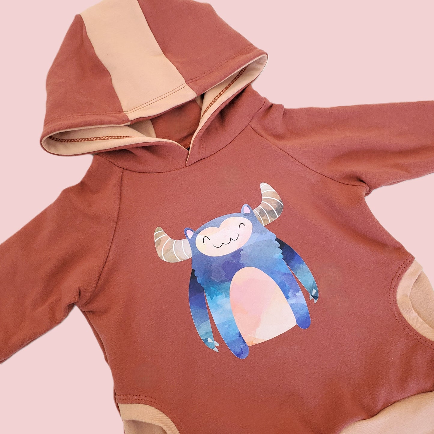 Friendly Beast Hoodie for Kids in Organic Cotton