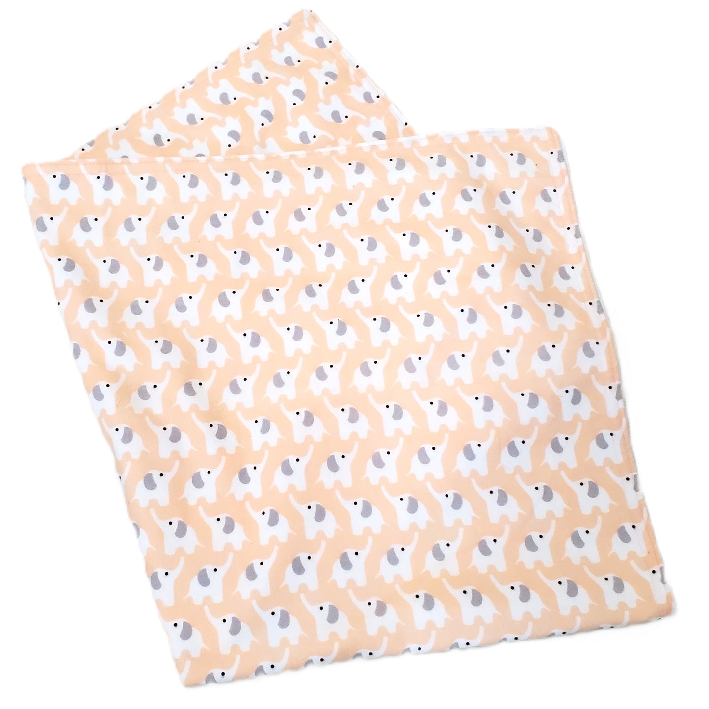 Elephant Organic Cotton Flannel Baby Blankets