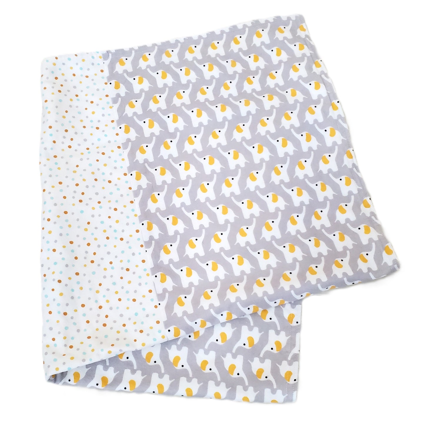 Elephant Organic Cotton Flannel Baby Blankets