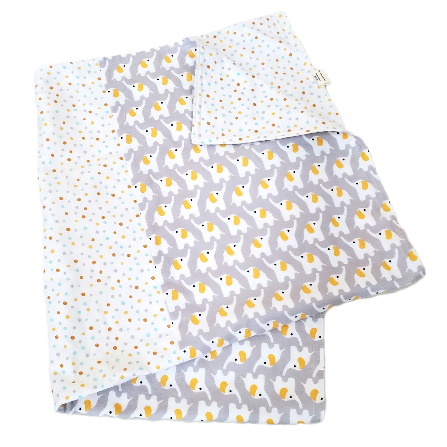 Elephant Organic Cotton Flannel Baby Blankets