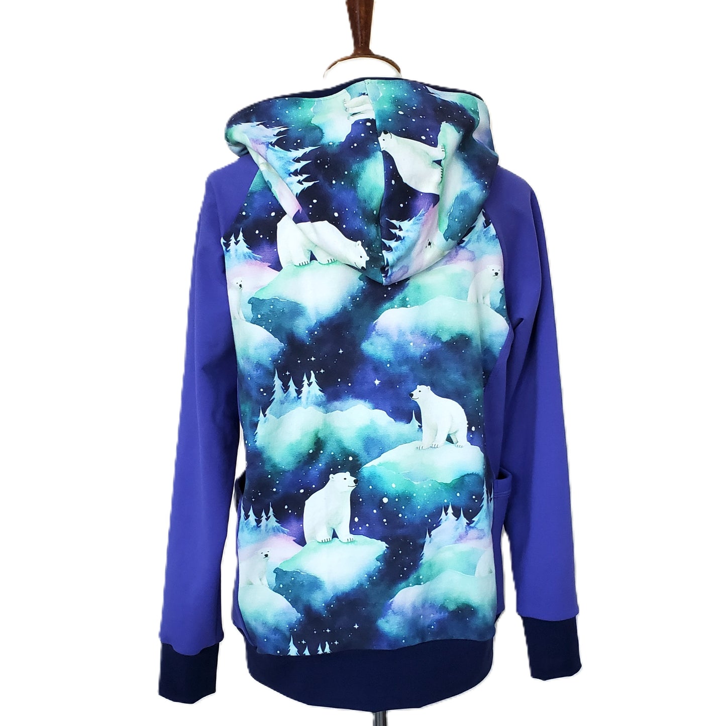 Organic Cotton Polar Bear Hoodie for Women