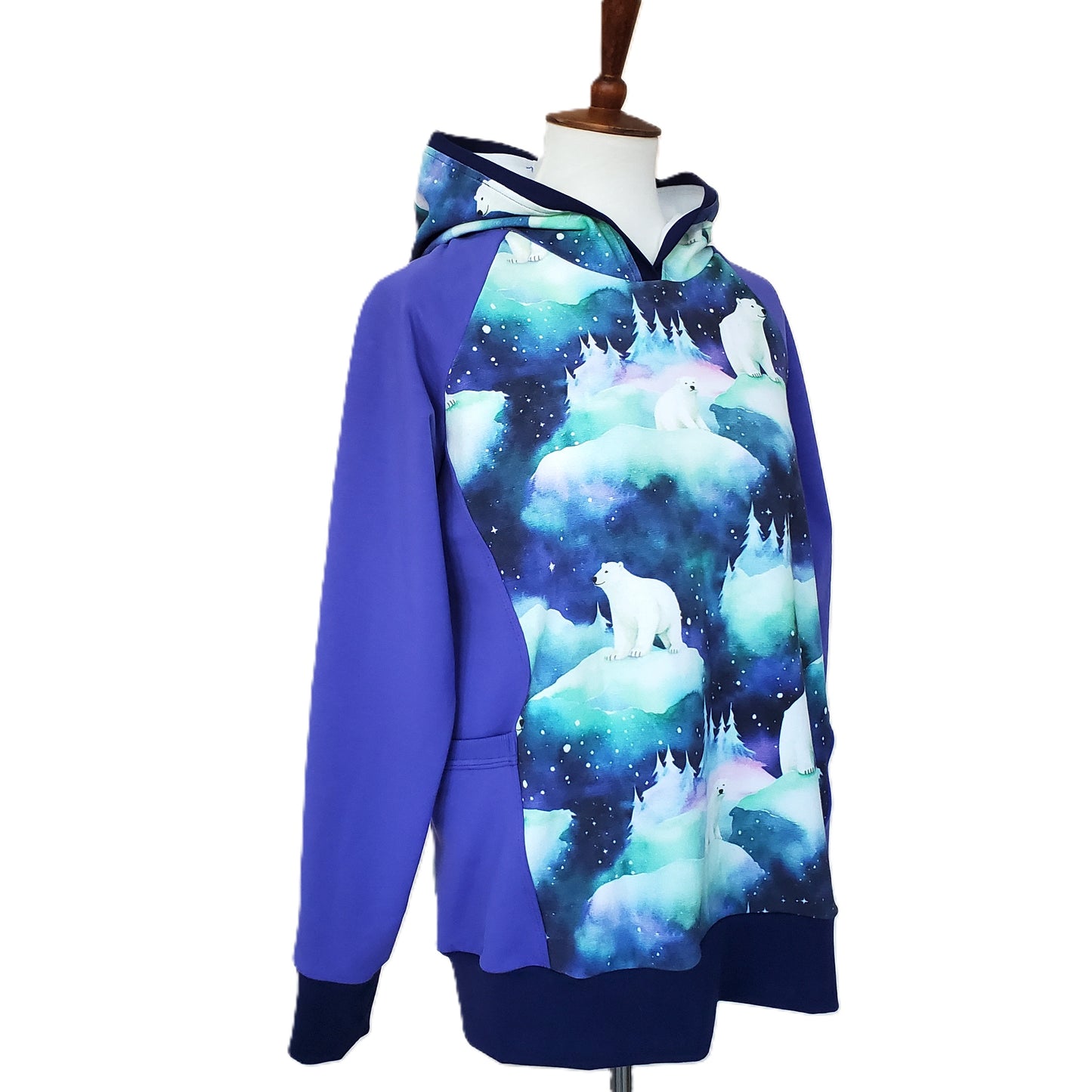 Organic Cotton Polar Bear Hoodie for Women