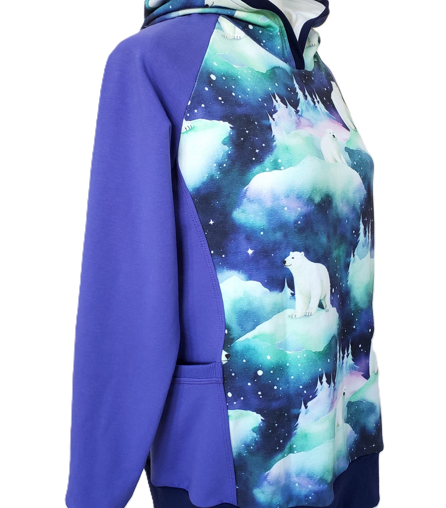 Organic Cotton Polar Bear Hoodie for Women