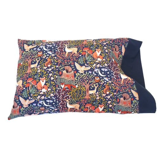 Woodland Pillowcases in Organic Cotton