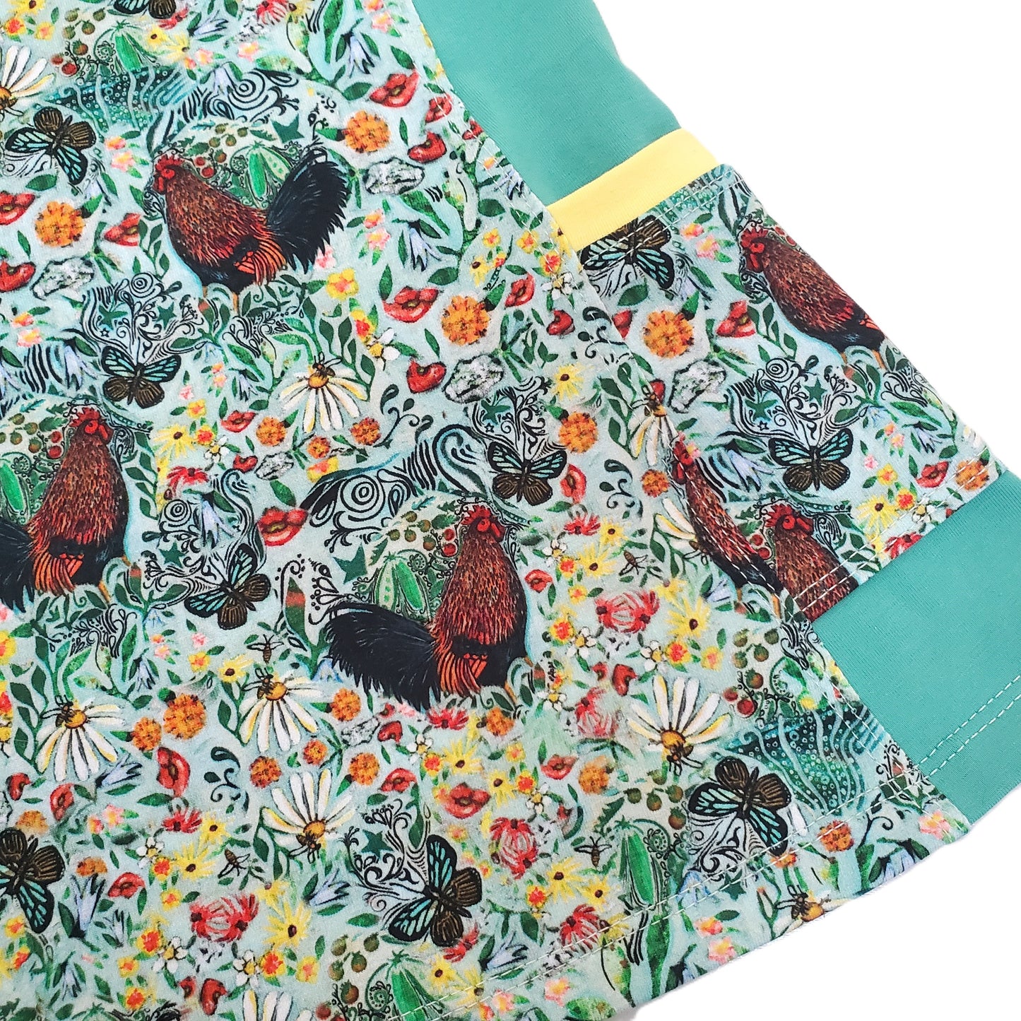 Chicken Dress for Kids in Organic Cotton Jersey