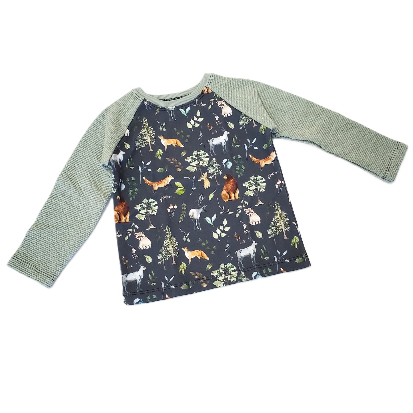 Woodland Tees in Organic Cotton with Foxes and Bears