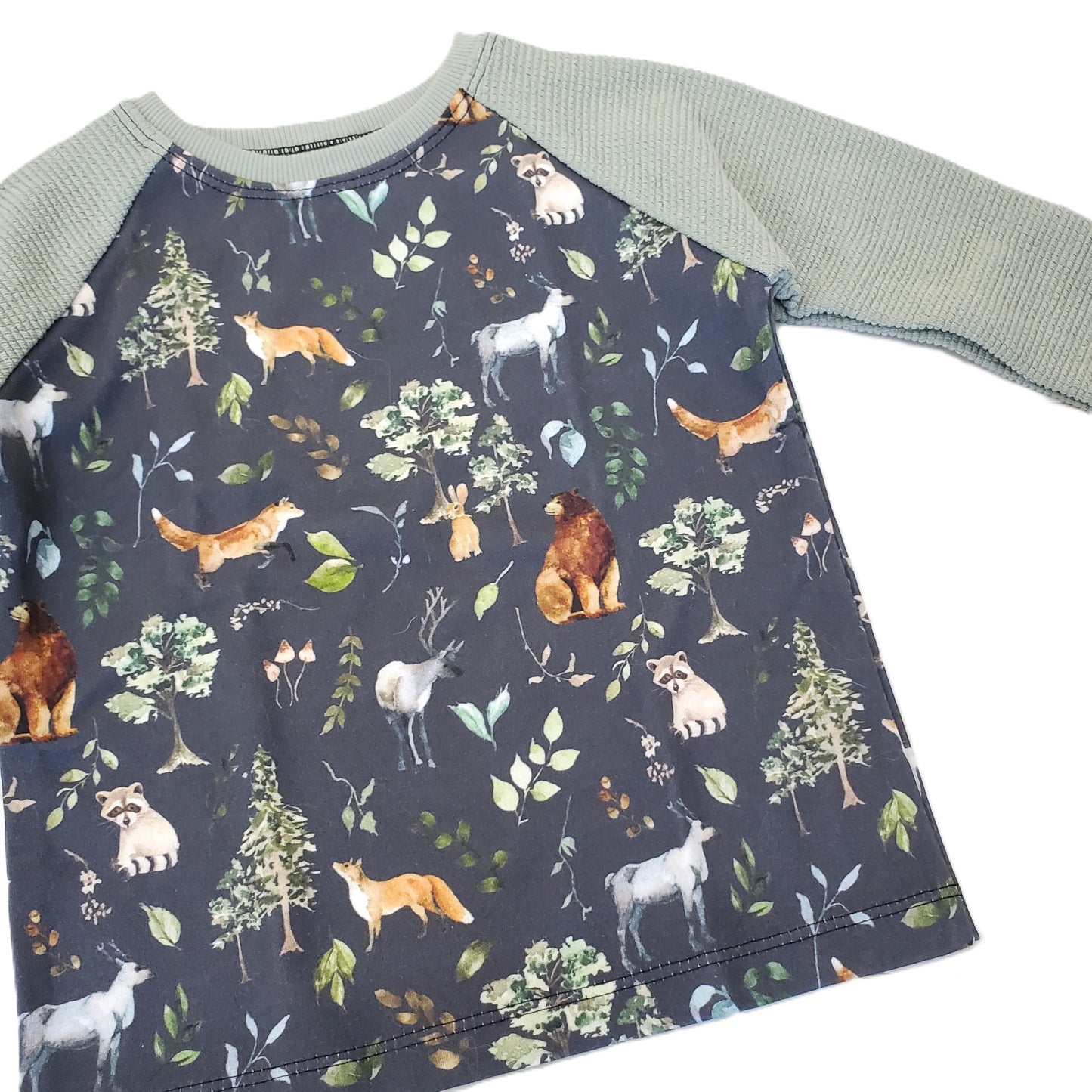 Woodland Tees in Organic Cotton with Foxes and Bears