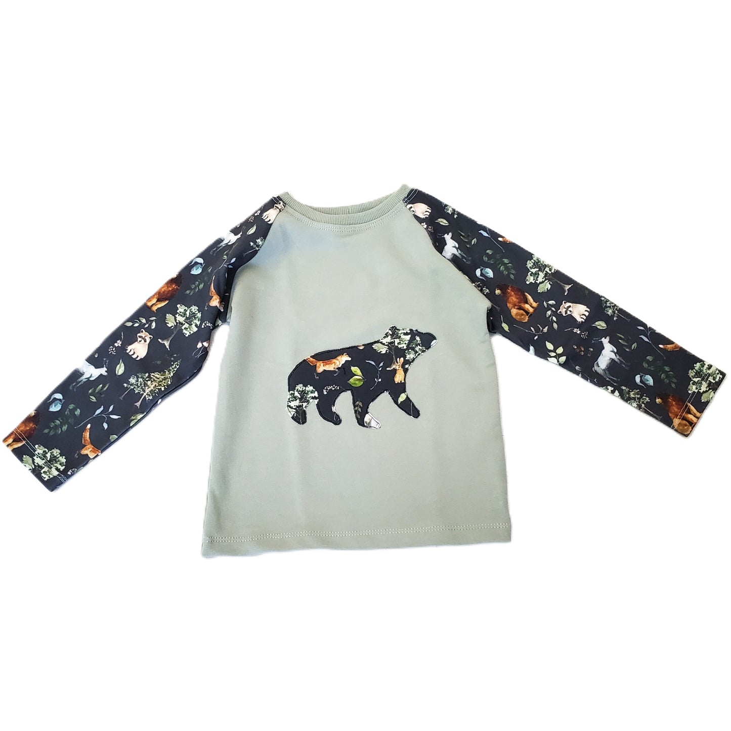 Woodland Tees in Organic Cotton with Foxes and Bears