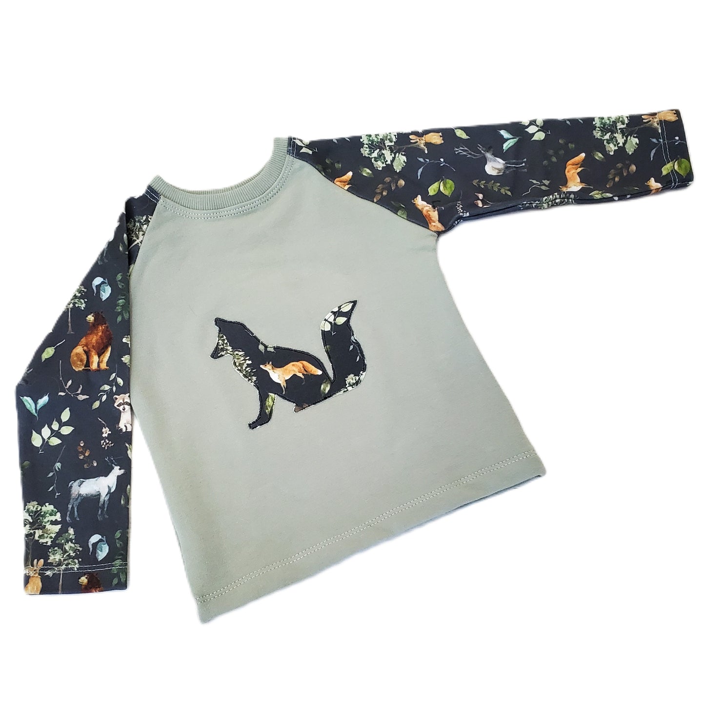Woodland Tees in Organic Cotton with Foxes and Bears
