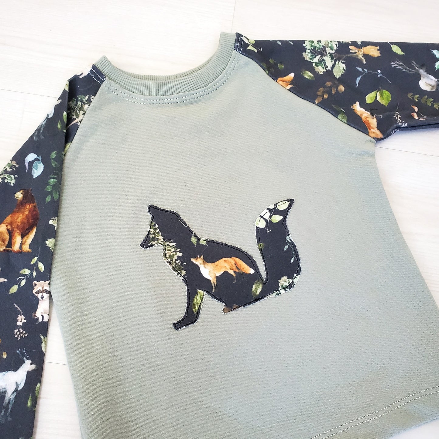 Woodland Tees in Organic Cotton with Foxes and Bears