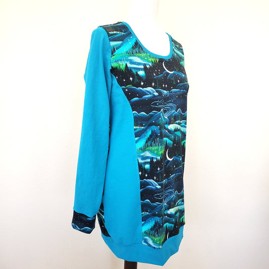 Snowy Forest Tunic for Women in Organic Cotton Jersey