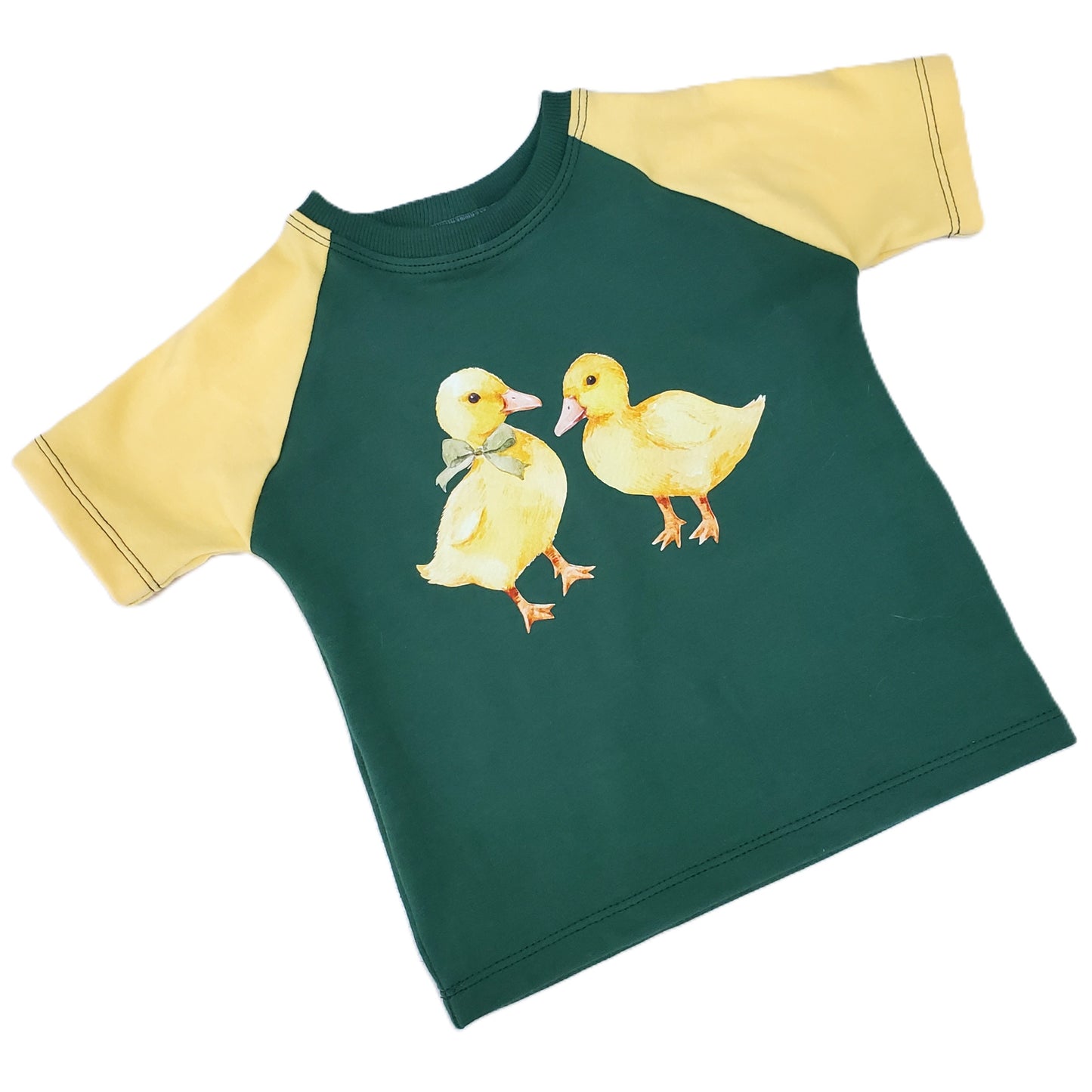 Children's Duck Tee Shirt in Organic Cotton Jersey
