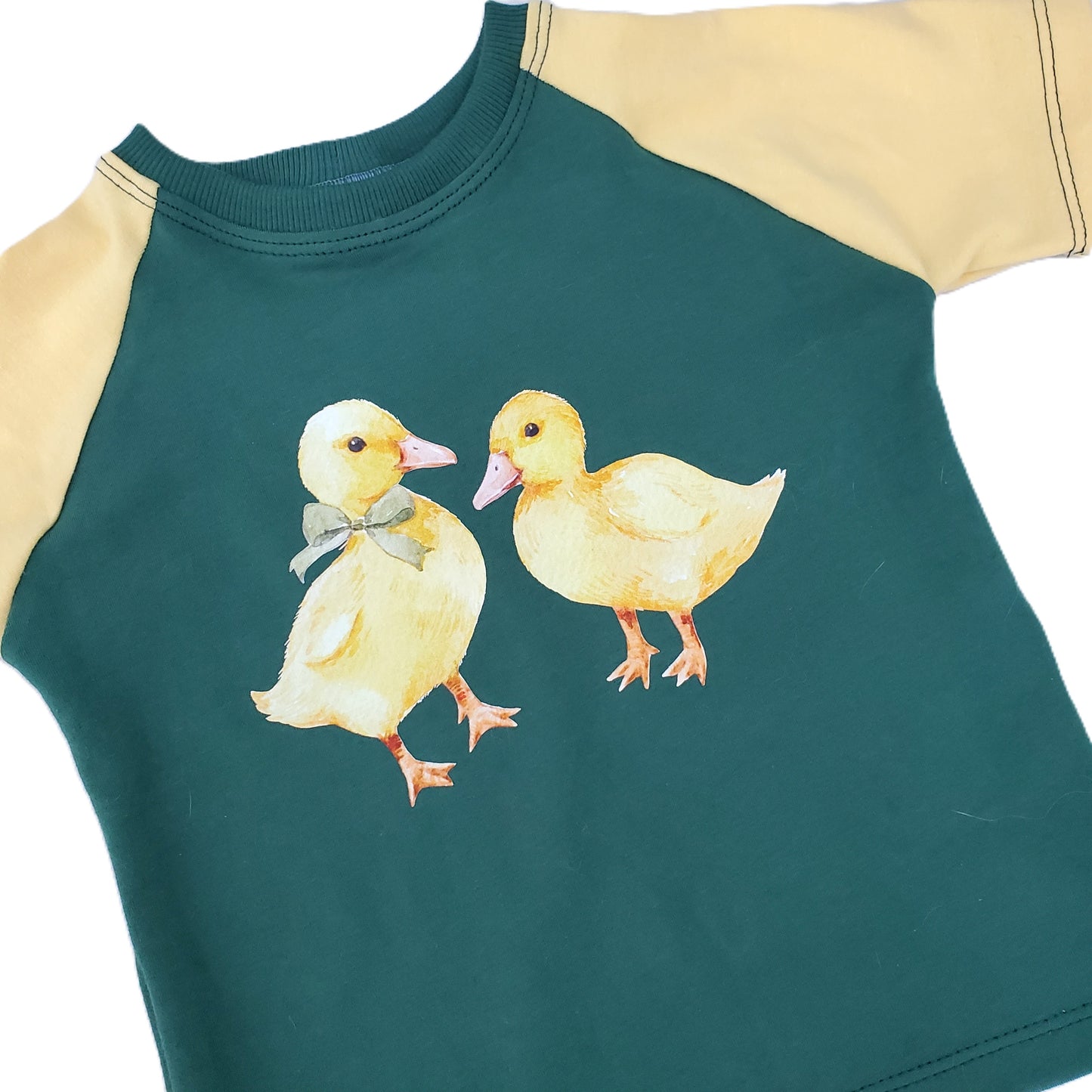 Children's Duck Tee Shirt in Organic Cotton Jersey