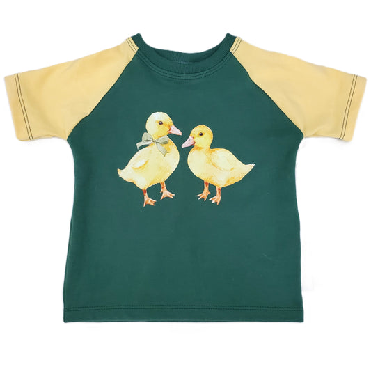 Children's Duck Tee Shirt in Organic Cotton Jersey