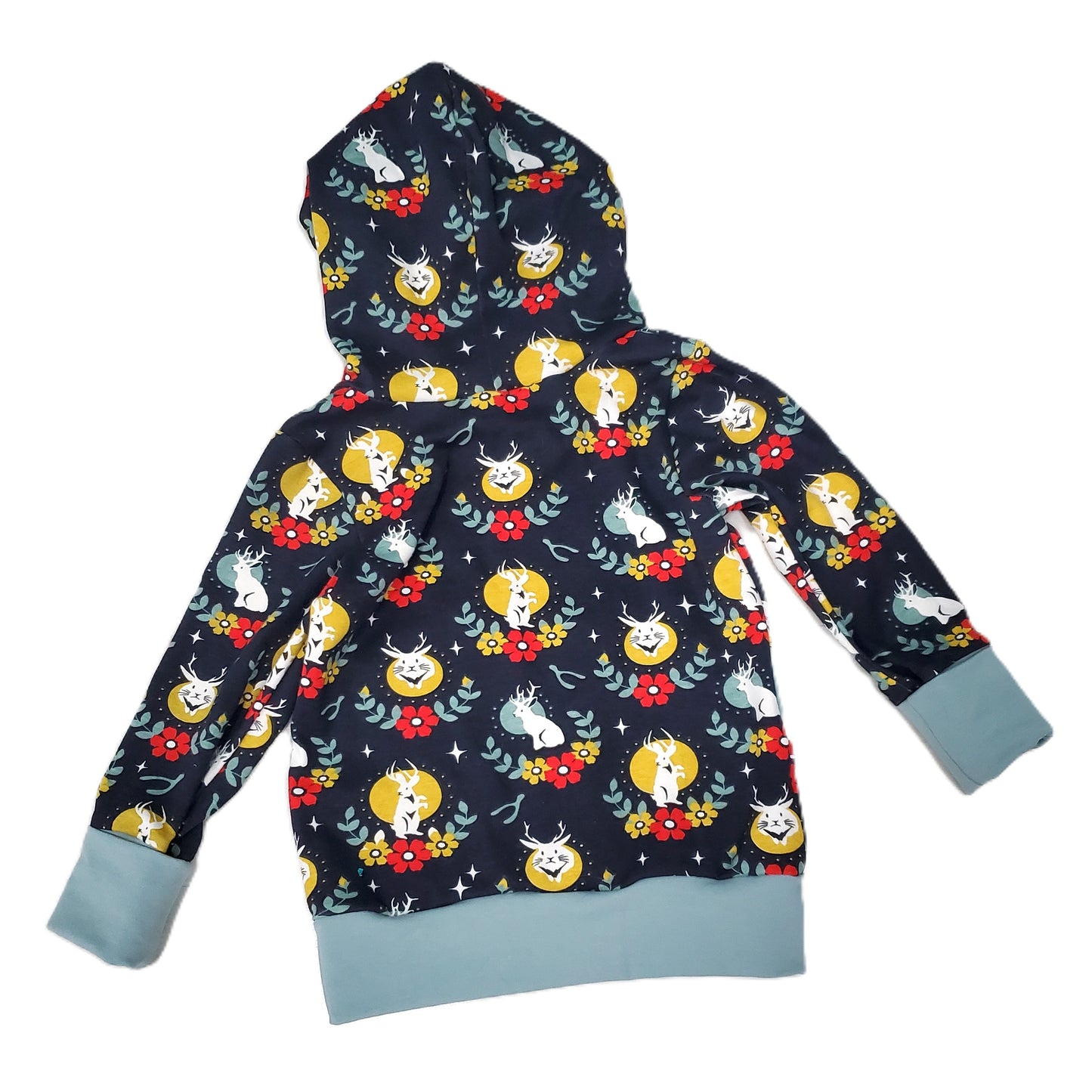 Jackalope Grow With Me Hoodie for Kids in Organic Cotton Knit