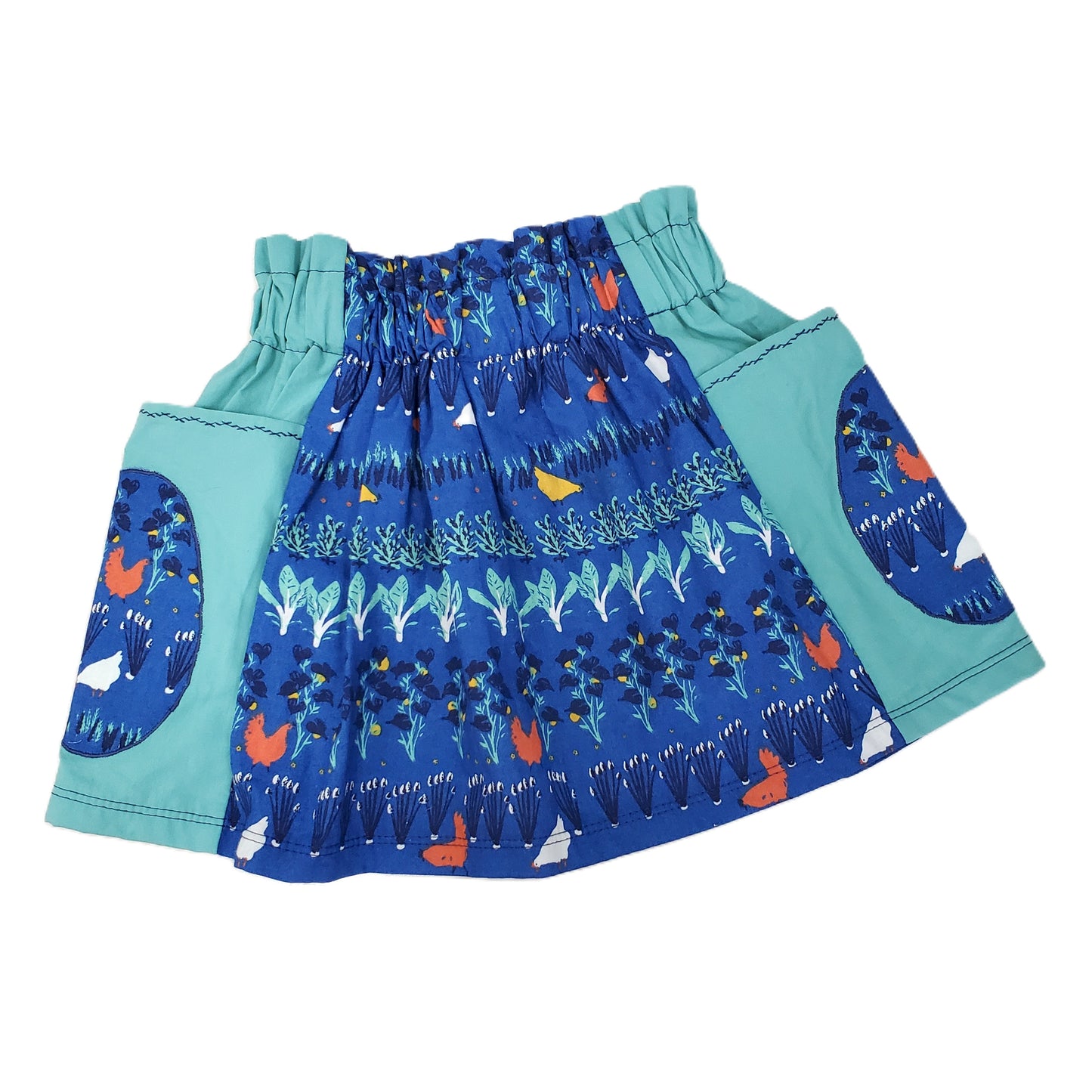 Chicken Pocket Skirt & Tee for Kid's in Organic Cotton
