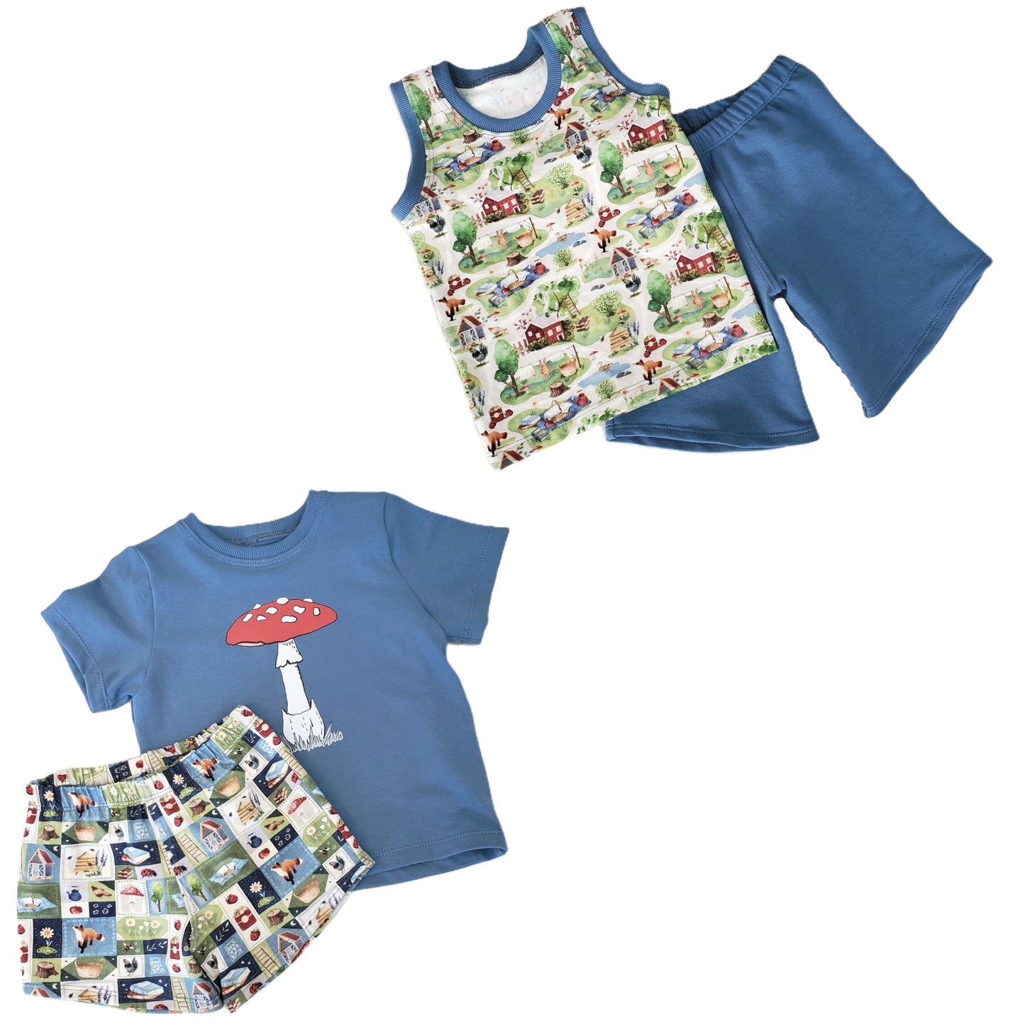 Children's Farmyard Shorts & Tees Mix & Match