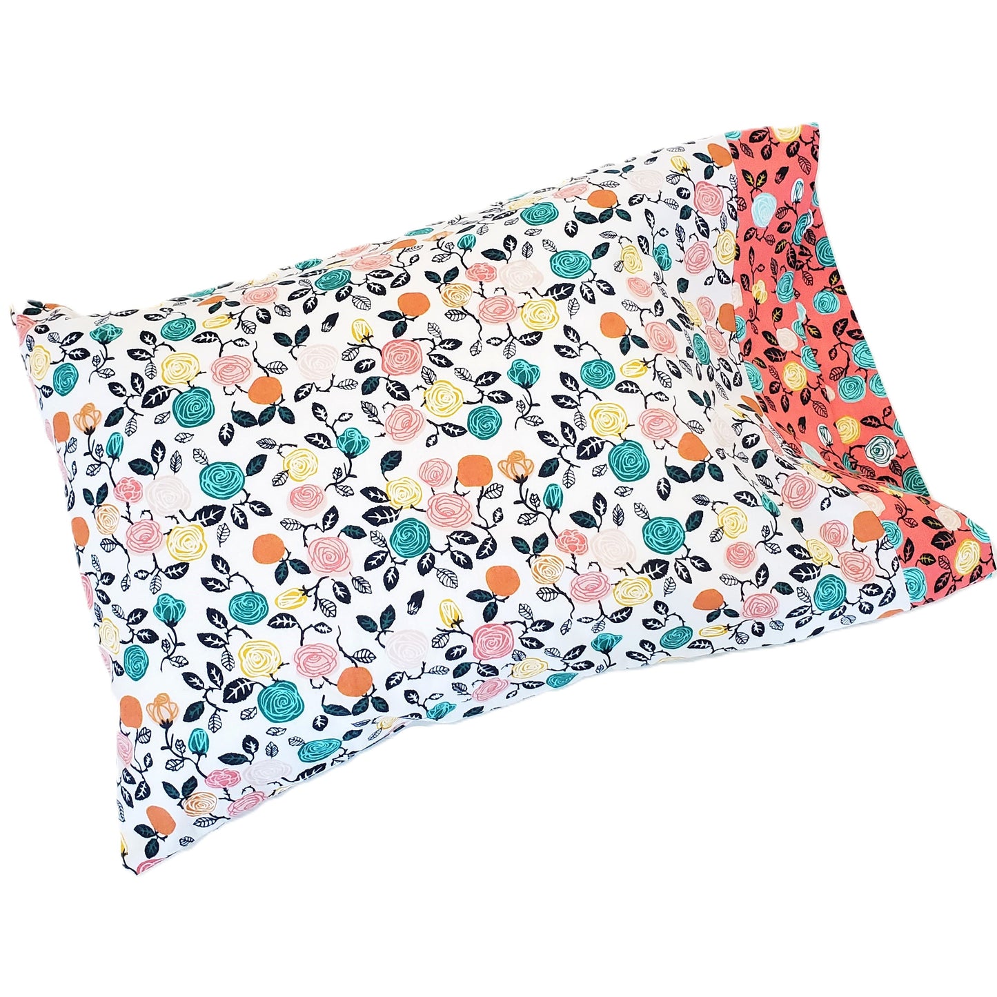 Organic Rose Floral Pillowcases